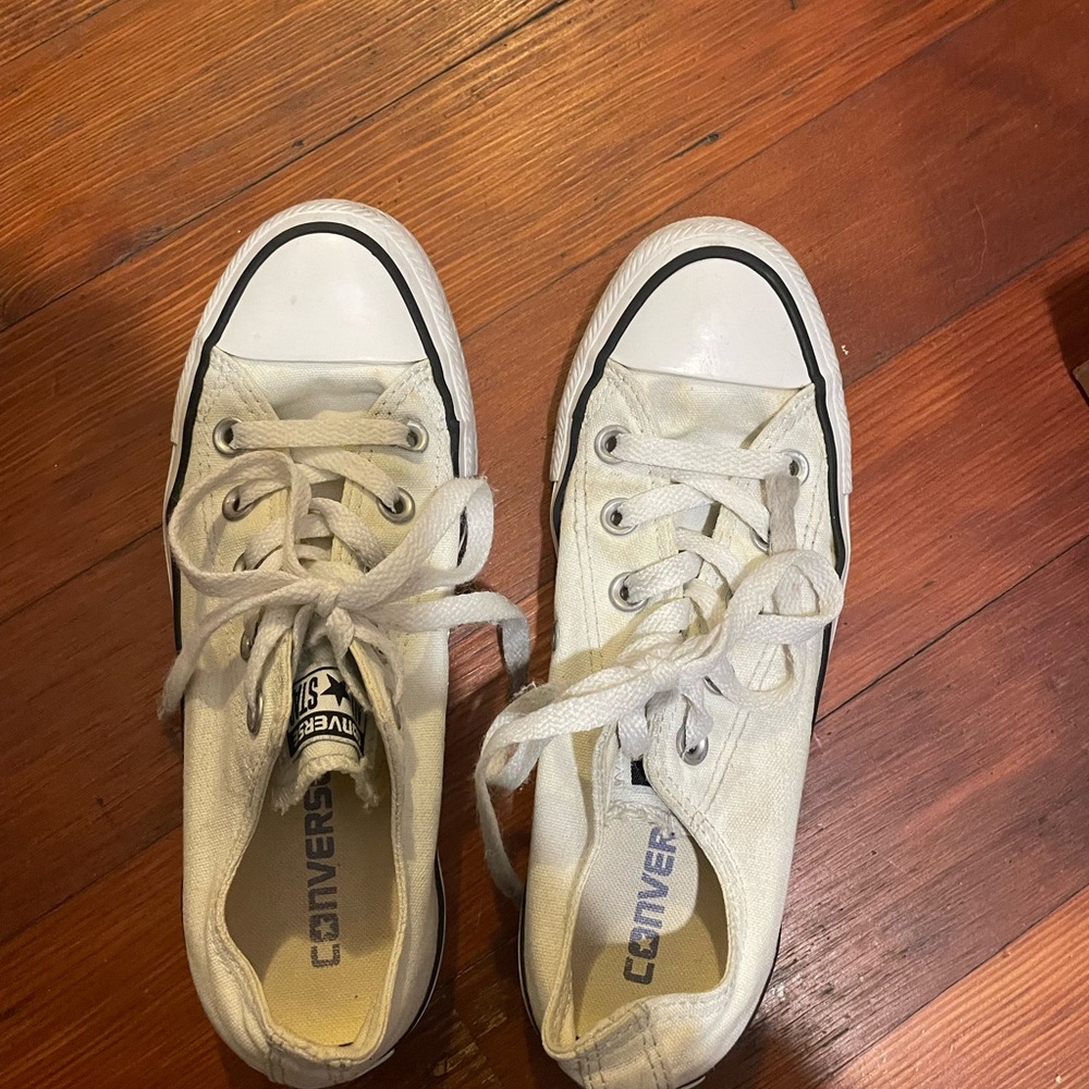 Converse White Low-Top Sneakers